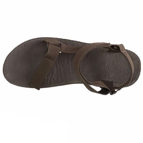 TEVA 13 Brown Original Universal Menswear Leather Canvas Velcro Straps Sandals - Picture 3 of 15